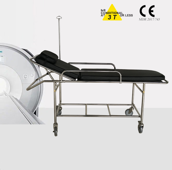 MRI Compatible Stretcher Trolley for 15T 30T MR Equipment