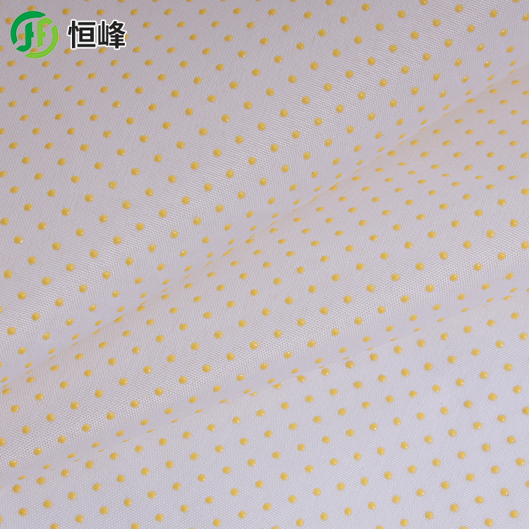 150CM Width Ecofriendly PVC Dots Anitslip Fabrics For Hometextiles Sold By The Yard
