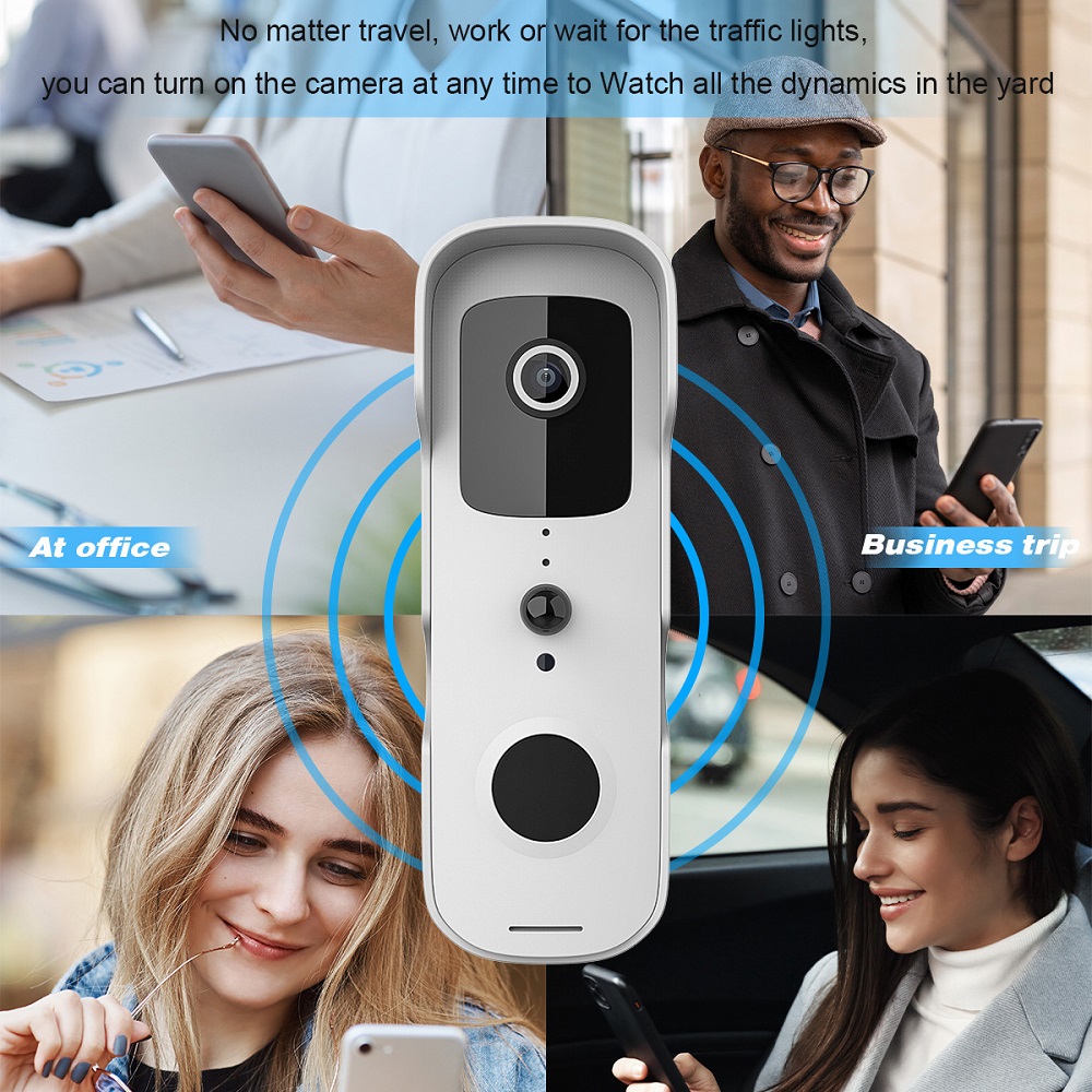 WiFi 1080P Tuya Waterproof Camera Video Doorbell