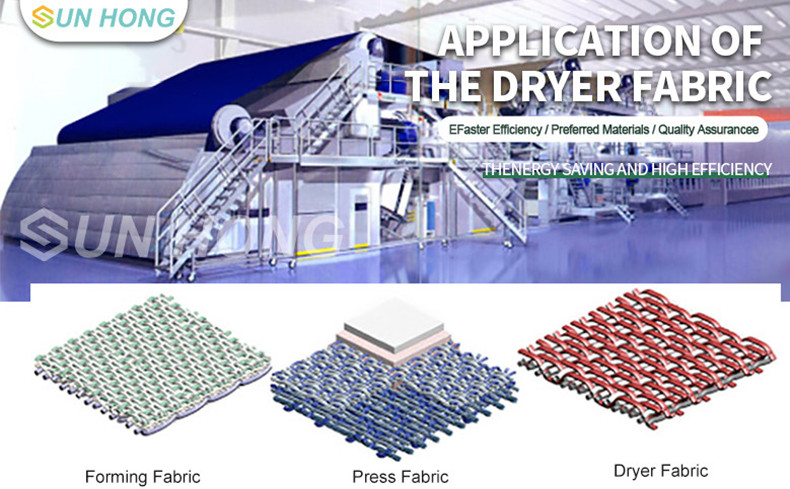Paper Making Machine Dryer Fabric for Paper Mills