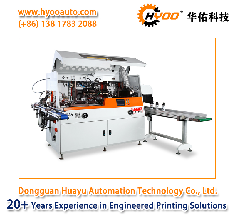 HY767CE High Speed Fully Automatic Printing Cruing Production Line CE Approval HYOO