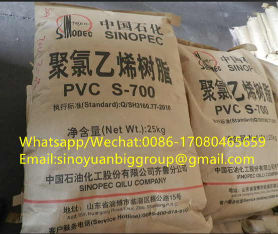 SINOPEC Brand White PVC PowderPolyvinyl ChloridePVC Resin Sg5 S1000 Price Supplier