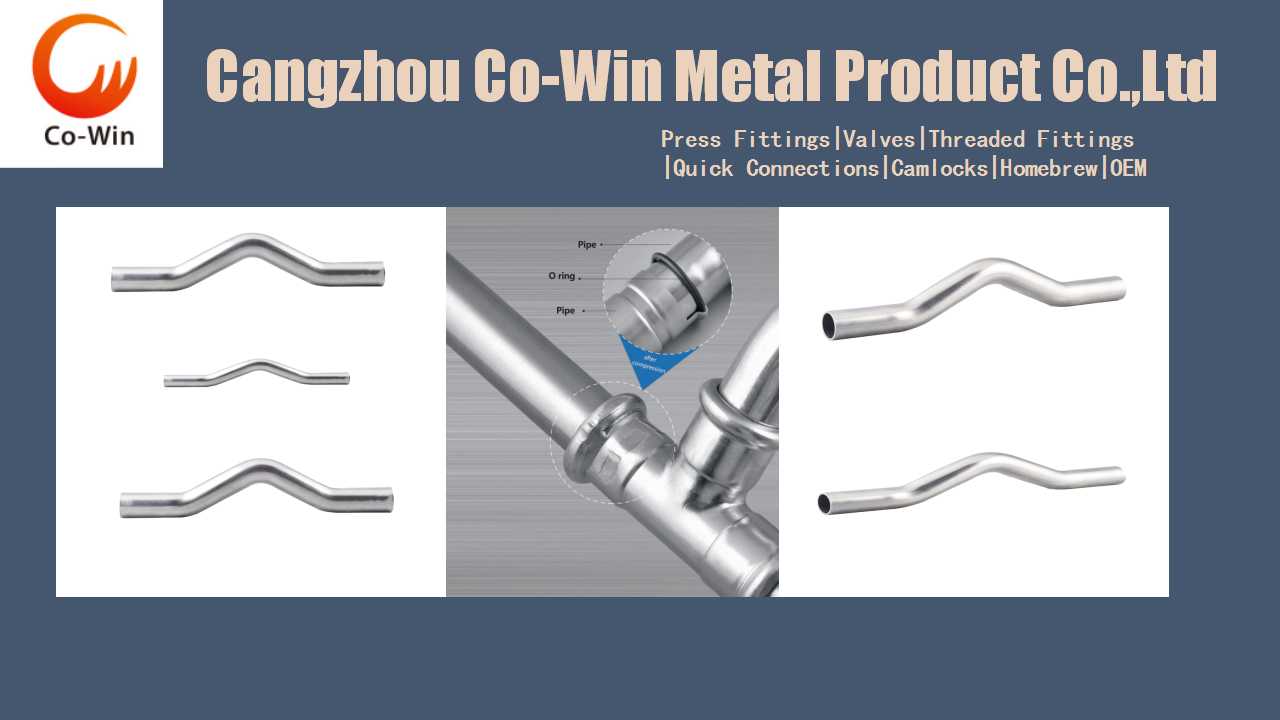 Stainless Steel Press Fitting Pipe Bridge 304316 Press Fitting
