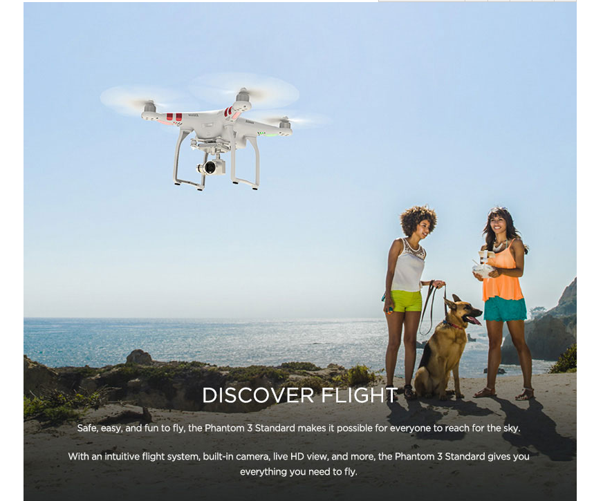 Dji Phantom 3 Standard Video Drone with Camera Quadcopter