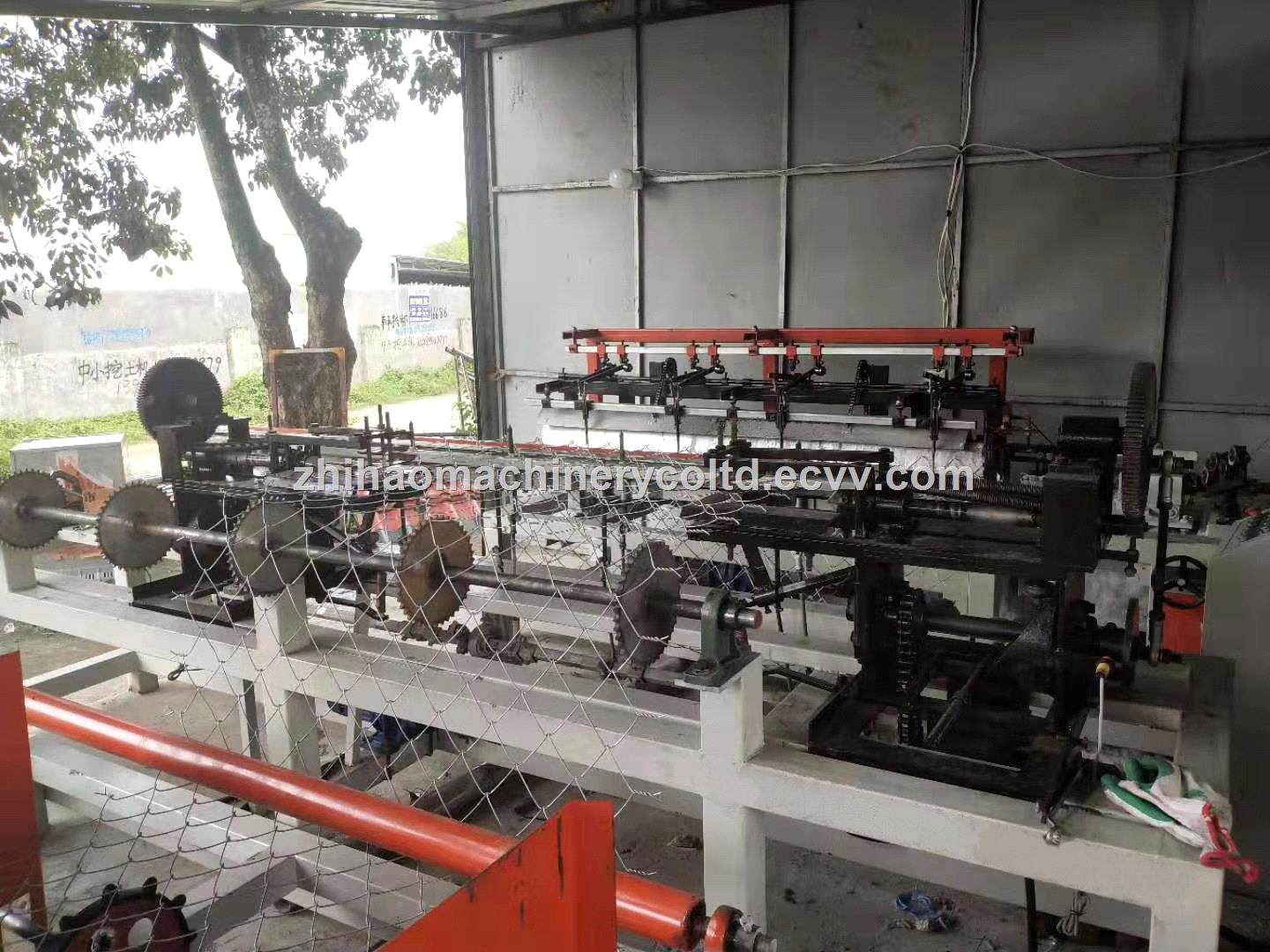 Double Feeding Chain Link Fences Weaving Machine manufacturer