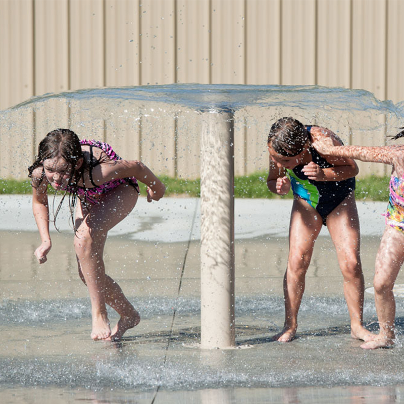 Cenchi Splash Park Children Sprinkler Fountain Jet Features Outdoor Splash Pad Sprinkler for Kids