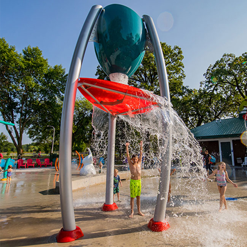 Cenchi Splash Pad Children Playable Spray Playground Wet Det Irrigation Public Play Water Park Bucket Splash