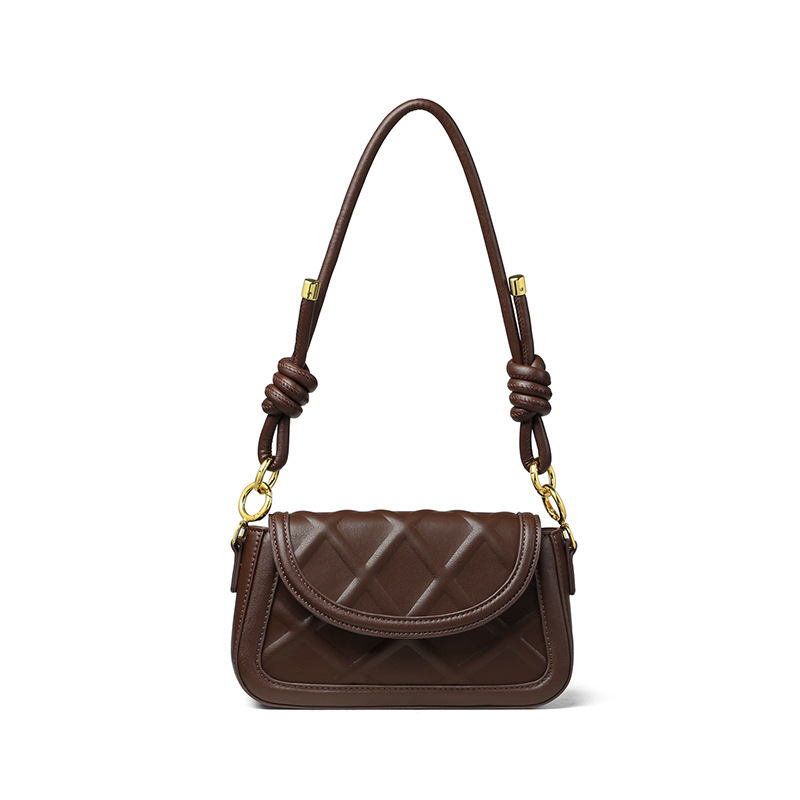 New design leather lady bag high sense messenger bag for women