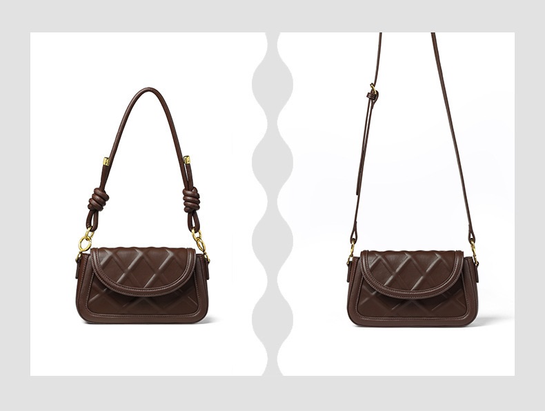 New design leather lady bag high sense messenger bag for women