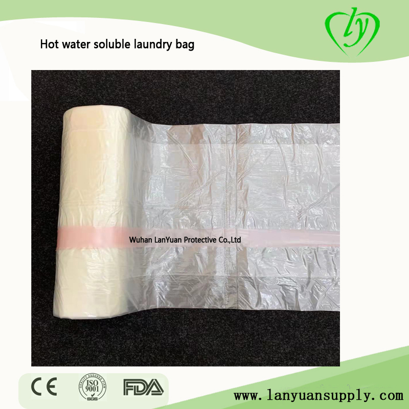 PVA Disposable Water Soluble Laundry Bag for Hospitals