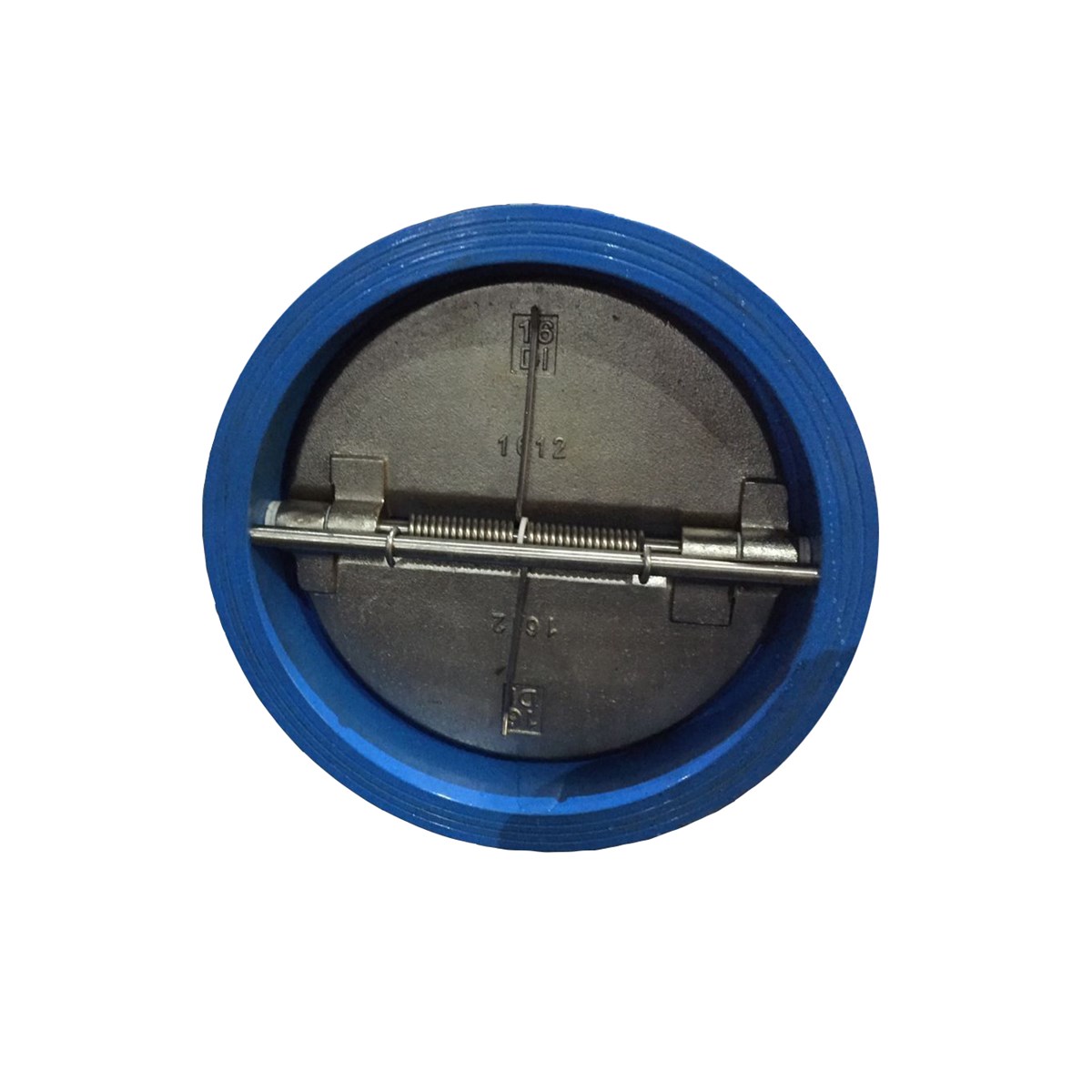 ductile iron wafer dual plated check valve