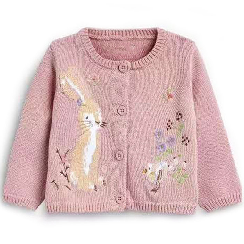 Girl Sweater Childrens Sweaters Cotton Sweatshirt Autumn Outfit for Kids