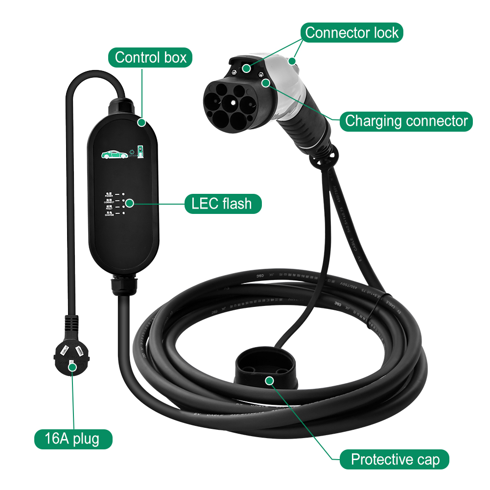Portable Electric Vehicle AC Charge device
