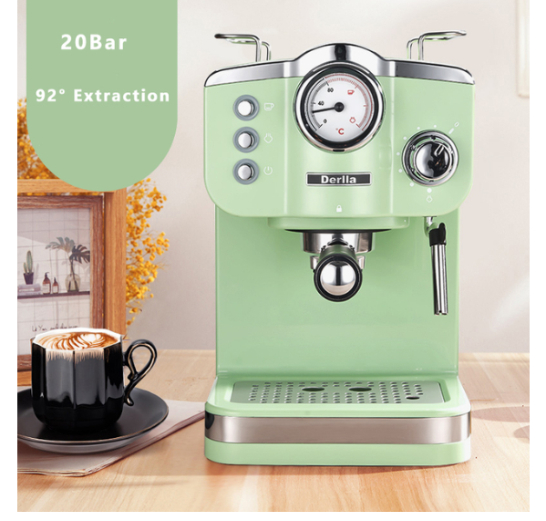 20Bar Electric Espresso Italian Coffee Machine Maker Pressure Steam Milk