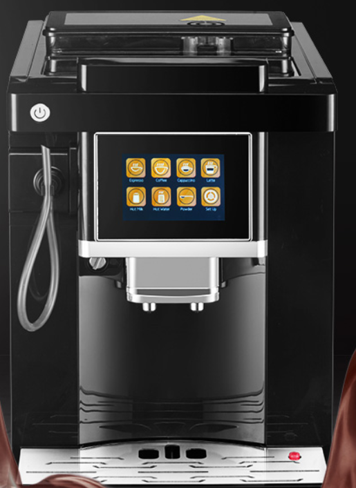 1300W 19Bar Fully automatic Touch screen intelligent FancyItalian grinder coffee machine
