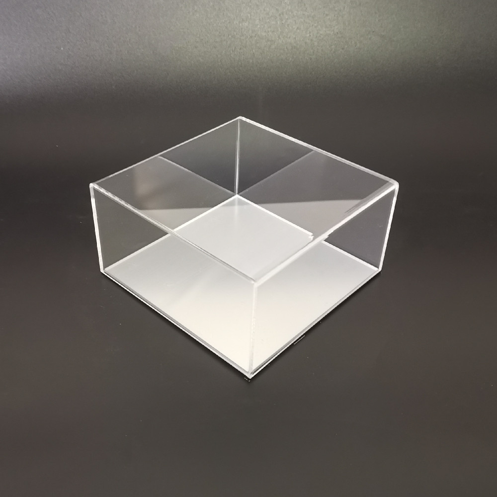 Custom clear acrylic display mirror box