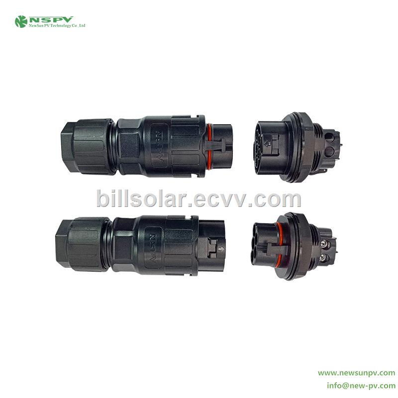 Solar inverter connector inverterconnectors solar inverter ac connectors solar ac connectors 3p 5p cable to panel ends