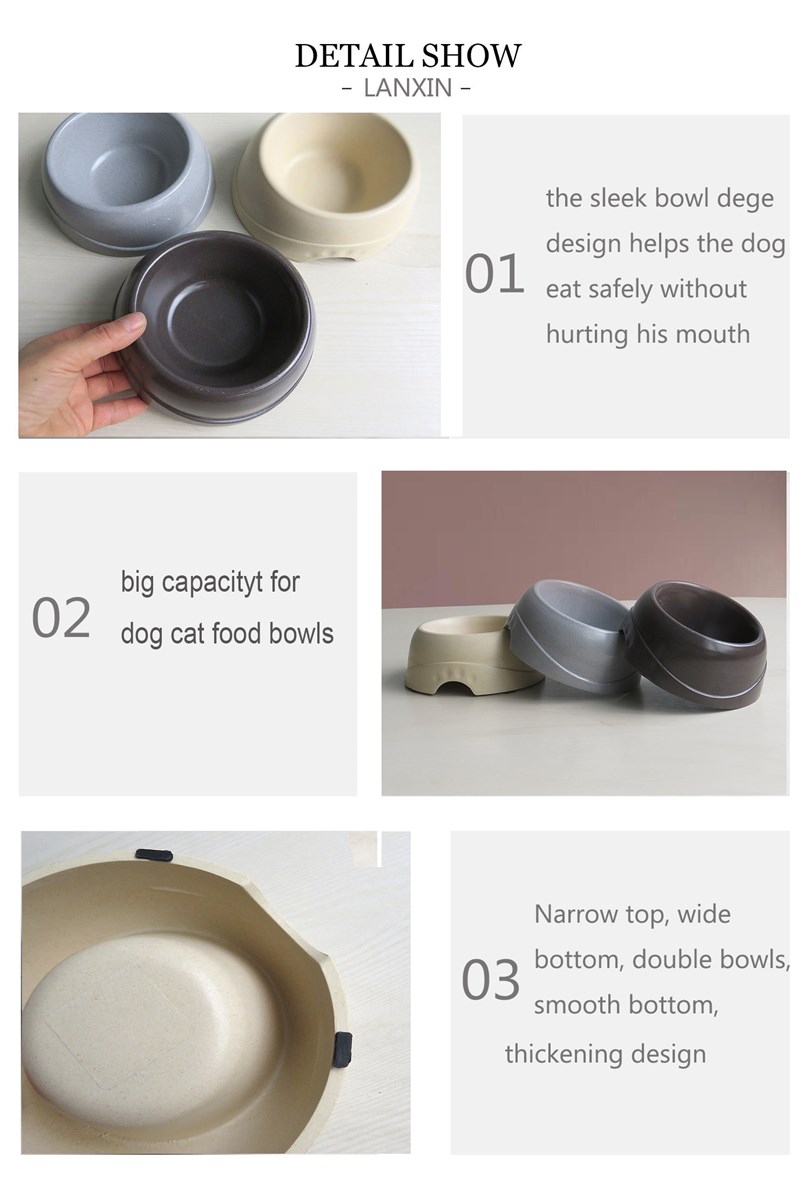 Manufacturer Wholesale 560ml Stainless Steel Cat Food and Water Bowls Unbreakable Non Slip PET Bowl