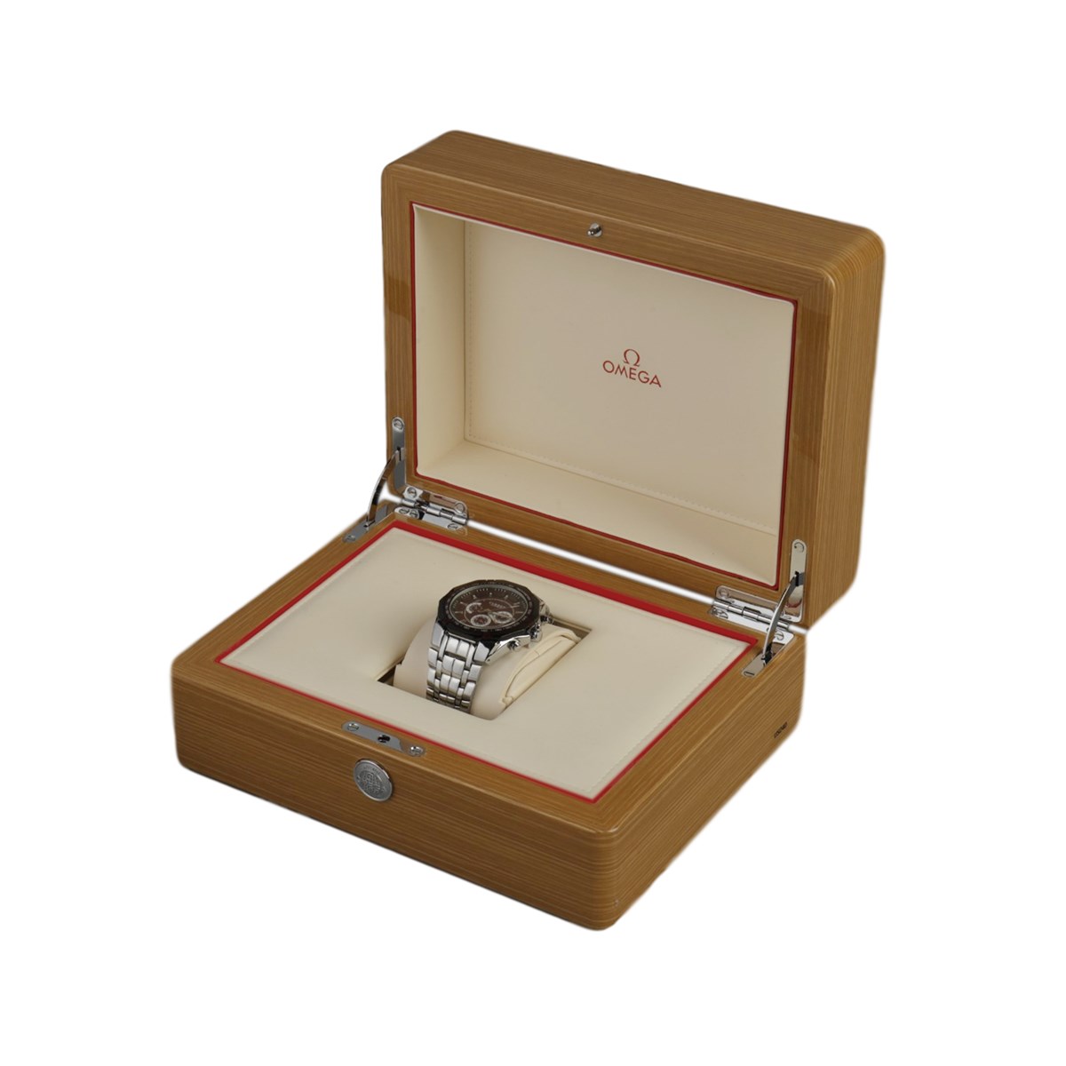 DS Custom Logo Luxury Glossy Finish Gift Box Single Wooden Watch Box