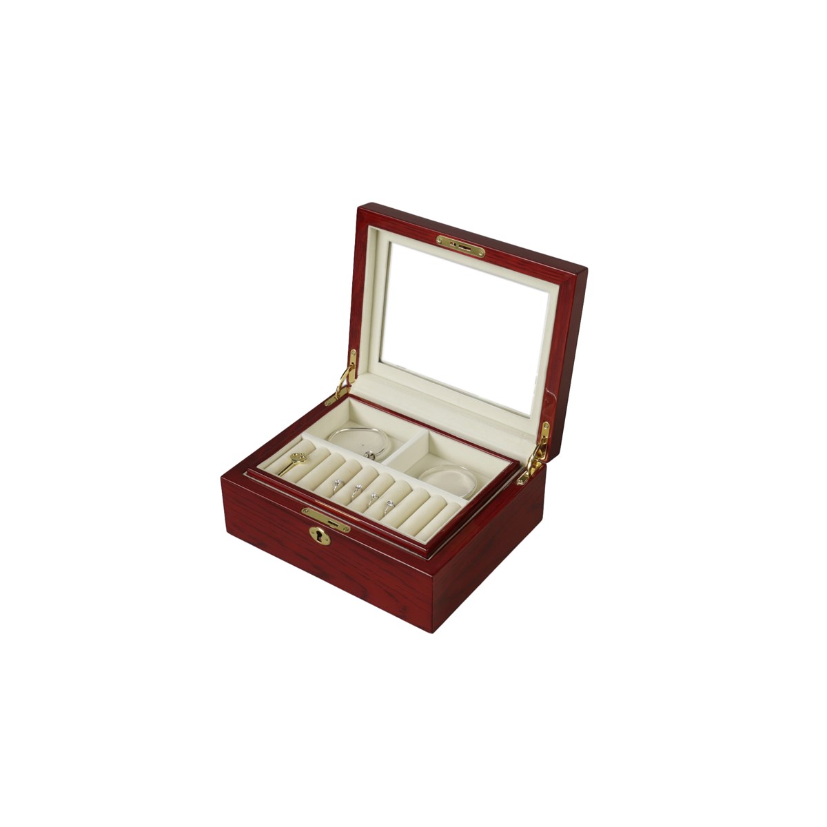 DS FSC certified Customized Matte Finish Wooden Jewelry Box Storage box Wooden Box organizer
