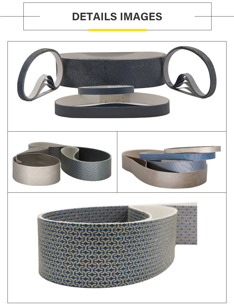 High Quality Flexible Electroplated Diamond Sanding Belts 605000Electroplated Bond Diamond Abrasive Belt