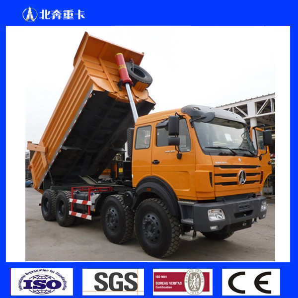 Beiben Truck 380HP 20Cubic 10Wheels 38001450 NG80B Long Cabin 6x4 Tipper Dump Truck Low Price for Sale