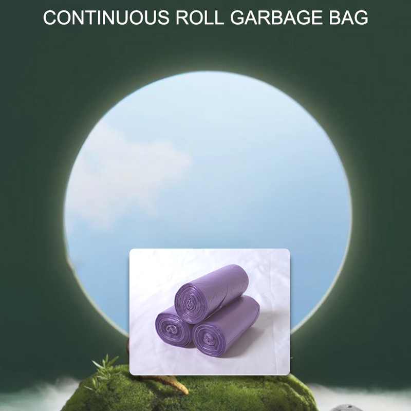 Flat mouth degradable garbage bag household garbage bag fourcolor thickened pointbreak sorting garbage bagConsulting