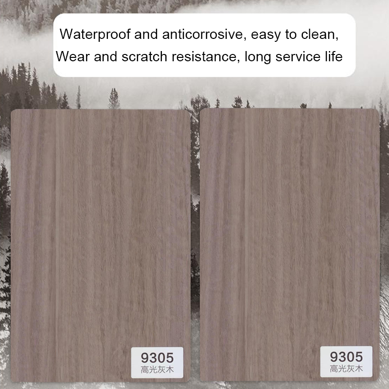 Customizable bamboo wood panel interior decoration siding fiber panel highgloss gray 9305 customized consulting seller