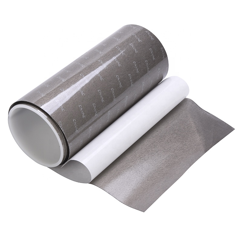 2022 New Material Polymer Fiber Silver Gray Roll EMI Shielding 003mm Conductive nonwoven tape