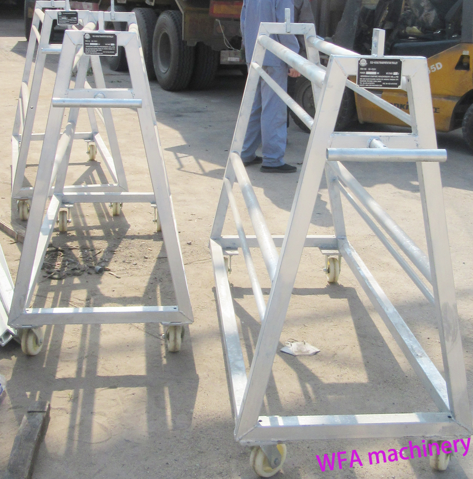 Pretty Good Cattle Abattoir Equipment Hooks Trolley for Meat Processing Line