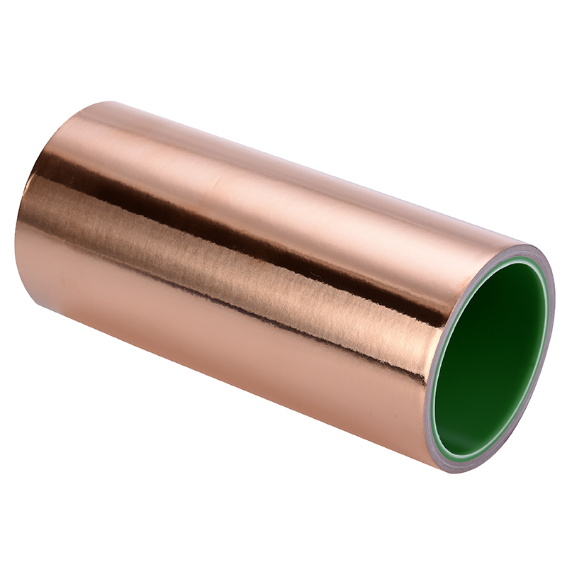 80um High Temperature Excellent Plasticity Single Guide Copper Foil Tape For EMI Electromagnetic Shiel