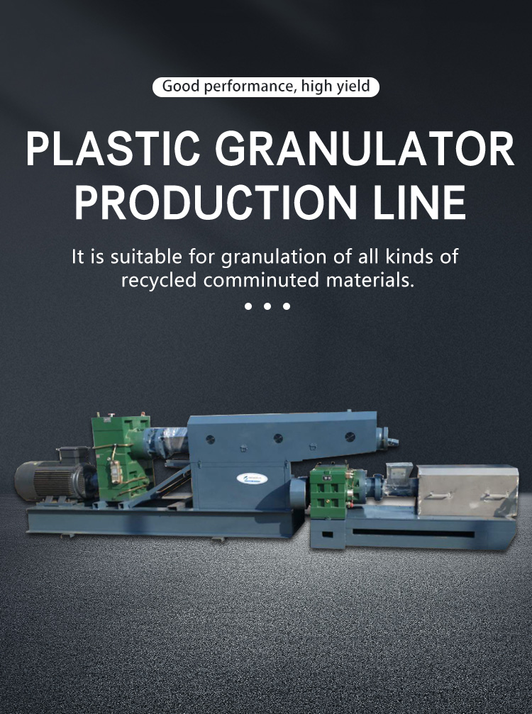 Plastic Granulator It Is Suitable for Granulation Production of All Kinds of Regenerated Comminution Materials