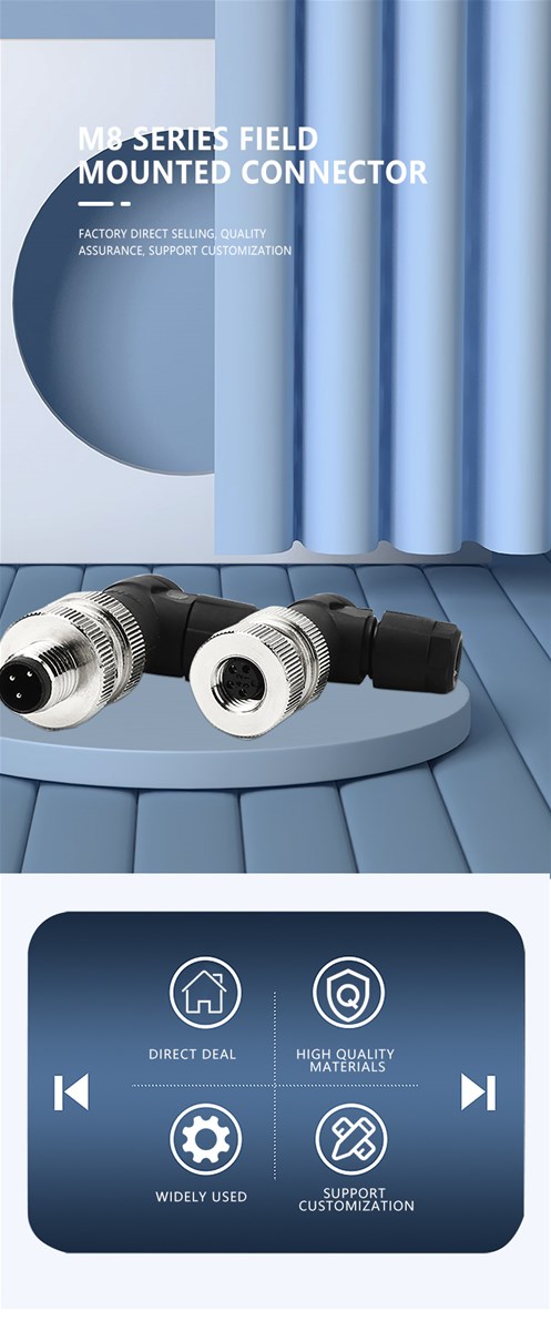 Onestop supply of M8 series connectors effectively improving tooling integration efficiency