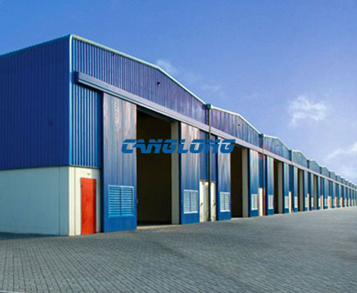 Pre Engineered galvanized steel structure building modular storage warehouse