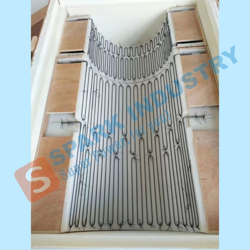 High Purity Double Thread SiC Heating Element Oxidation Resistance Long Service Life