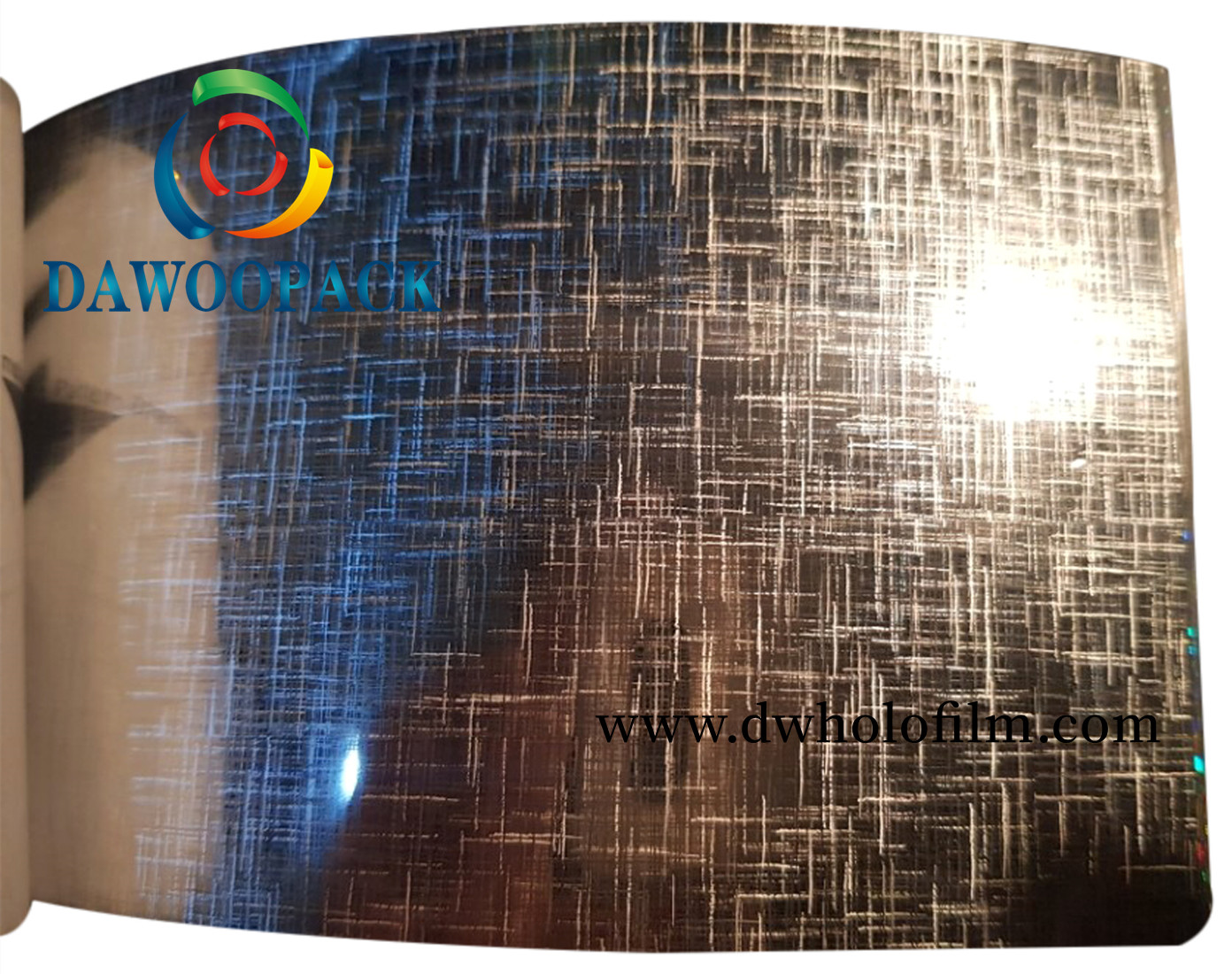 Aluminum silver metalized PVC film