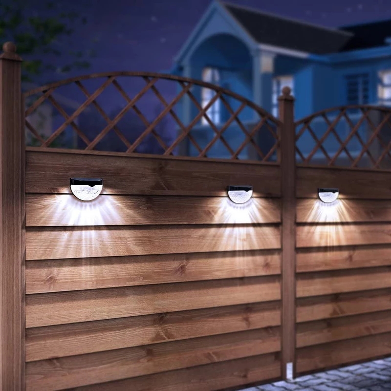 LED Solar Light Courtyard Decoration Outdoor Lighting Garden Street Stair Fence Wall Lights Energysaving Waterproof