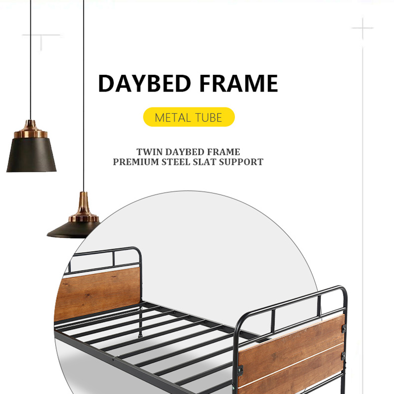 Twin Daybed Frame Premium Steel Slat Support Please Contact for Detailed Price