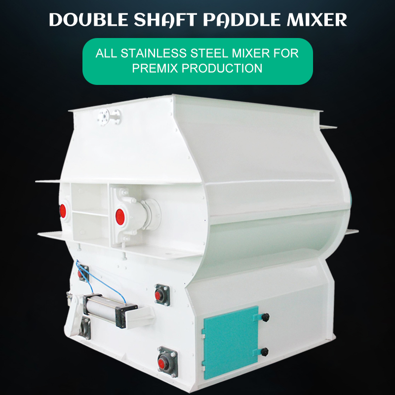 Gravityless mixer Double shaft paddle mixer
