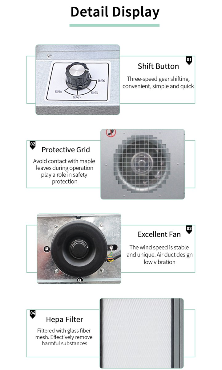 China Manufacturer H13 FFU Fan Filter Unit for Clean Room