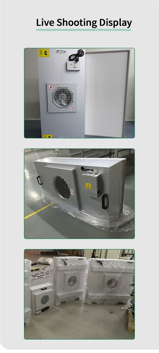 China Manufacturer H13 FFU Fan Filter Unit for Clean Room