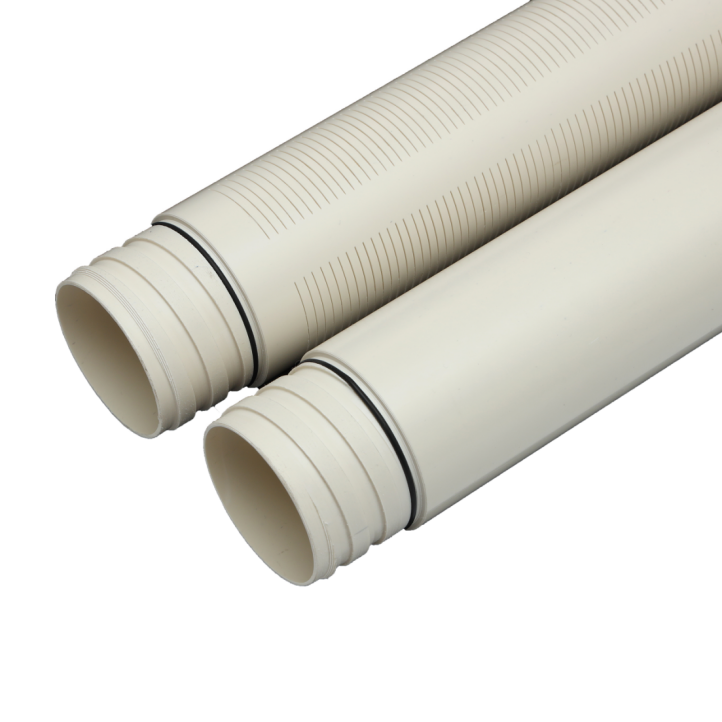 Water Supply PVC plastic well water casing white Borehole Pipe PVC Casing Pipe