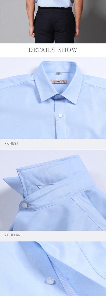 Short Sleeve Shirts Pure cotton noniron business formal mens shirts new short lining