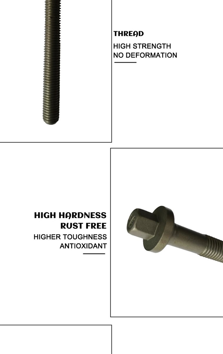 7 cylinder head bolt Please contact us by email for specific price At least 1000 pieces