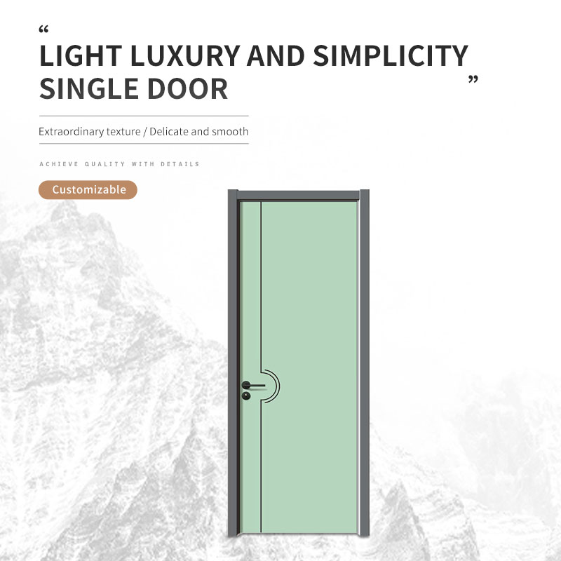 Light luxury color clash style single door HD007