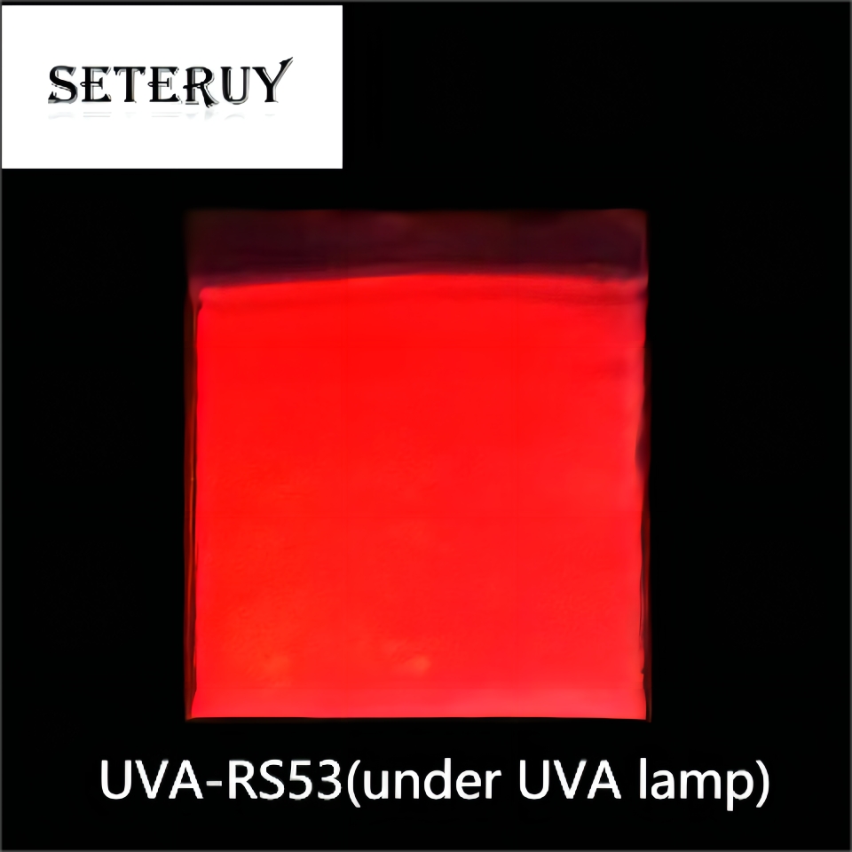 Factory Supply UV Invisible Fluorescent pigment Red R617 for security inks UVARS53