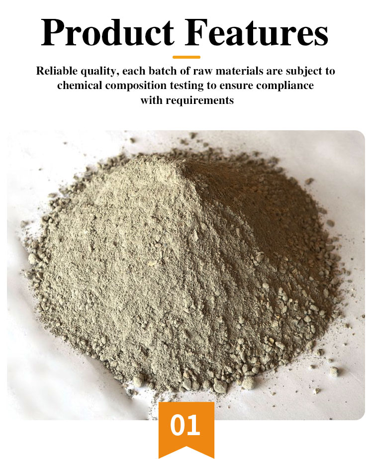 Refractory castable refractory materials are easy to construct on demand factory direct sales