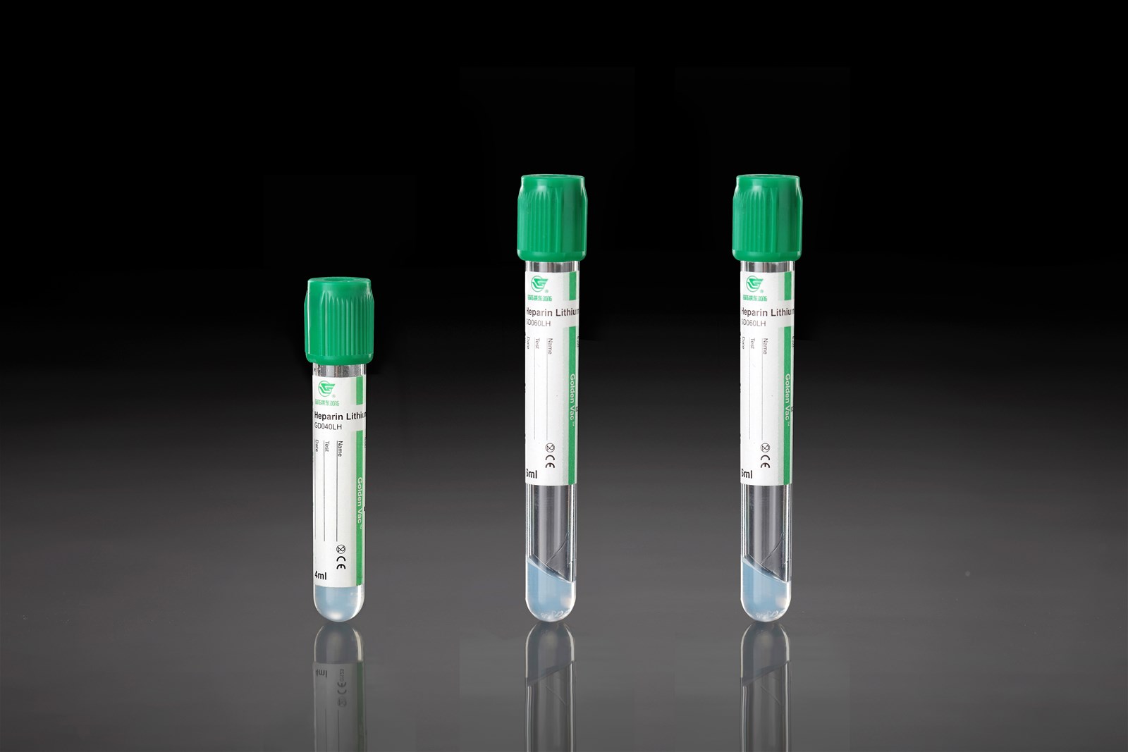 Certified disposable vacuum blood collection tube