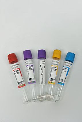 Certified disposable vacuum blood collection tube