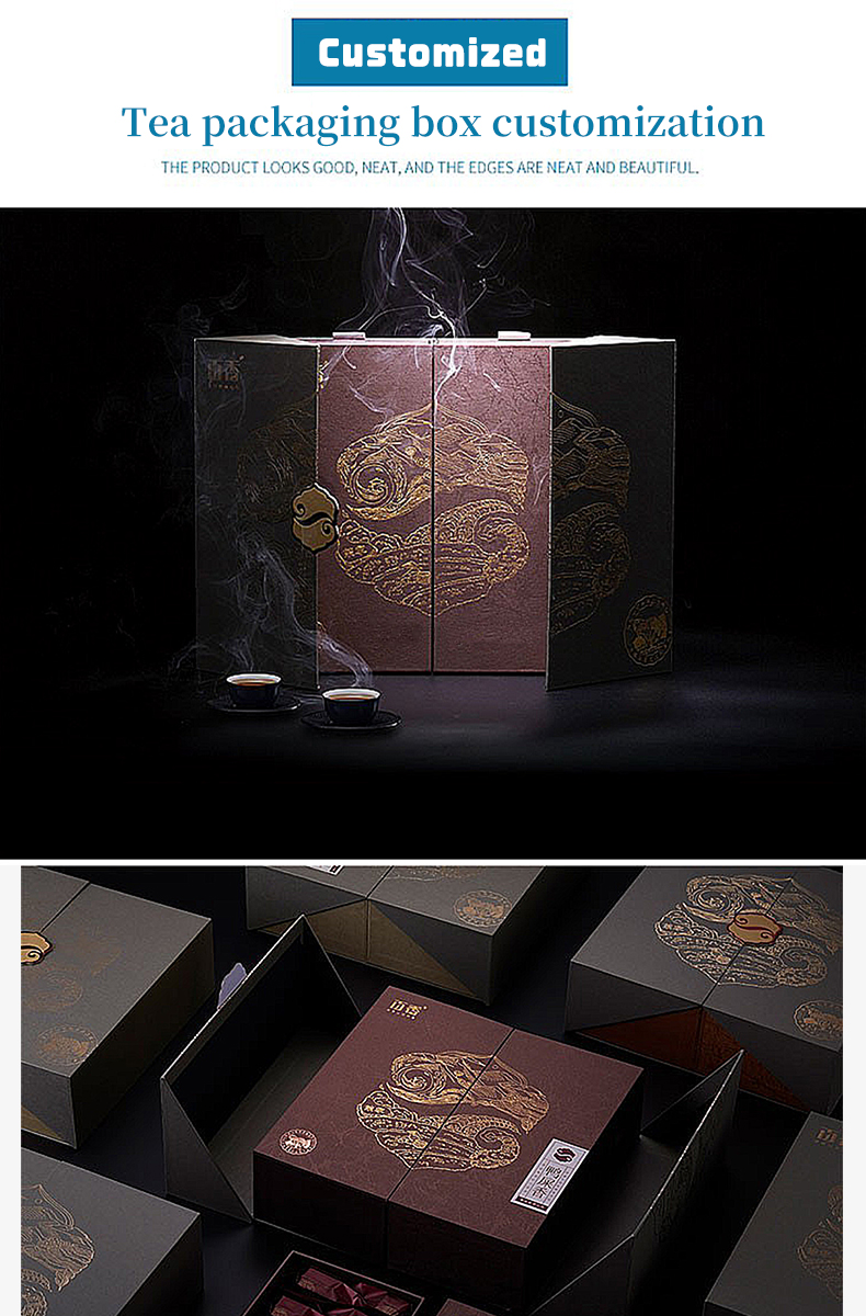 Tea gift box style and size can be customized